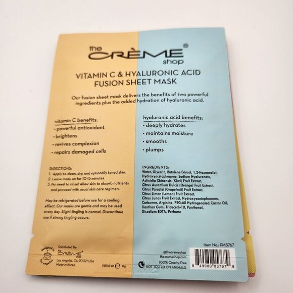 The Creme Shop Fushion Sheet Masks Bundle of 3 - Picture 7 of 7